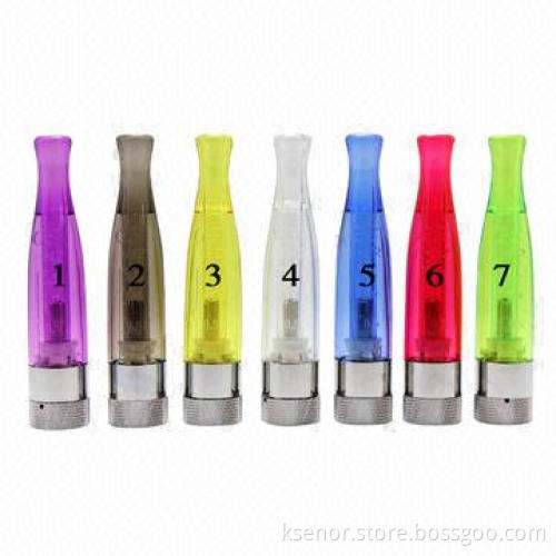 Colorful H2 Electronic Cigarette Atomizers with 3.3 to 4.0V Working Voltage, Sized 14 x 67.5mm